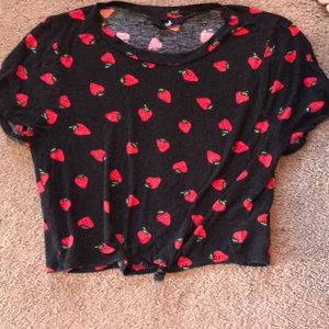 Strawberry Crop Top